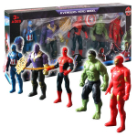 Ker&scaron;ytojų herojų figūrėlės- AVENGERS SPIDERMAN, HULK, IRON MAN, THANOS