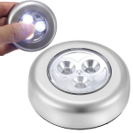3 LED lipni lemputė, veikianti baterijomis