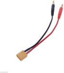 XT60 įkrovimo su 4 mm banano ki&scaron;tuku 14AWG silikoninis kabelis 30 cm