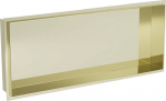 Mexen X-Wall-NR įleidžiama sieninė lentyna, 75x30 cm, Gold
