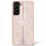 Guess skirtas 4G Printed Stripe skirtas Samsung Galaxy S23, rožinis