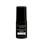 Gelinio nagų lako vir&scaron;utinis sluoksnis "Sincero Salon", Super shiny INO, 6 ml