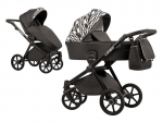 Universalus vežimėlis Lonex Emotion Print XT03 3in1, Black