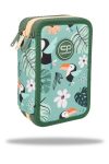 Forminis trijų skyrių penalas su priedais CoolPack Jumper 3 Toucans F067662
