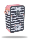 Forminis trijų skyrių penalas su priedais CoolPack Jumper 3 Catnip F067695