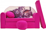 Vaiki&scaron;ka sofa Welox H6, rožinė