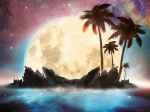 Deimantinė mozaika su rėmeliu TM Varvikas Moon Magic LE142e 30x40 cm