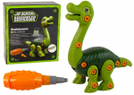Dinozauras Brachiosaurus su atsuktuvu Lean Toys, žalias