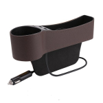 Automobilio sėdynės tarpo daiktadėžė su dvigubu USB krovikliu. , Teisingai 03