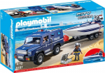 5187 PLAYMOBIL&reg; Policijos sunkvežimis su greitaeigiu kateriu