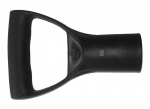 Rankena kastuvui plastmasinė juoda d-40mm