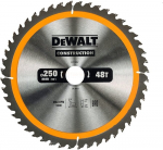Pjovimo diskas DeWalt 250x3x30,0 mm Z48 10&deg;