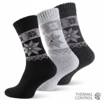 Vyri&scaron;kos frotinės termo kojinės su mink&scaron;tomis rankogalių gumomis, NEEDIVYOU, 3 poros
