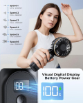 Veladranth sulankstomas ne&scaron;iojamas ventiliatorius UH-9526, 1 vnt., juodas