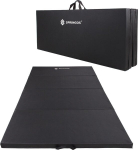Sulankstomas gimnastikos čiužinys Springos, 240 cm, juodas