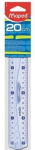 Geometrinė liniuotė 20 cm dvipusė bls MAPED