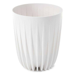 Vazonas Stripped Eco, baltas, 39xh46cm