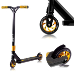 Dviratis paspirtukas Lionelo Whizz Black Carbon Yellow