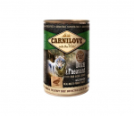 Carnilove Wild Meat Duck&Pheasant konservai &scaron;unims, 400 g