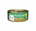 Aatas Cat Tantalizing Tuna&Tilapia begrūdis, 80 g x 24