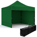 Greitosios prekybos paviljonas 3x3 m 3 sienos žalios