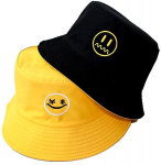 Apverčiama kepurė BUCKET HAT FISHERMAN kepurė su jaustukais