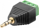 3-pinis jungiamasis adapteris su 3,5 mm lizdu