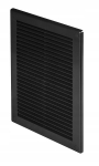 Awenta Tru6cz ventiliacijos grotelės 20x20 cm juodos
