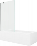 Vonia Mexen Vega su apdaila ir stiklo sienele, 150x70 cm + 100 cm