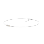 Sidabrinė grandinėlė moterims su perlais Brasco 55698, 40