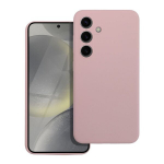 Telefono dėklas Forcell Silicone 2mm Samsung Galaxy S24 FE, rausvas