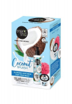 Kūno priežiūros rinkinys Organic Shop Coconut Splash: du&scaron;o želė, 250 ml + kempinė, 1 vnt. + kūno &scaron;veitiklis, 100 ml