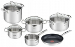 Puodų rinkinys TEFAL Duetto+ G732SA55, 10dalių