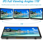 Hmtech 7 colių raspberry pi ekranas 800 x 480 hdmi ne&scaron;iojamas monitorius ips lcd ekranas, skirtas raspberry pi 5/4/3/2/zero/b/b+ win10/8/7 (be lietimo)