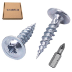 Cinkuoti medienos varžtai 3.0x10mm, 100 vnt.