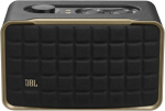 Jbl Authentics 200 i&scaron;manusis namų garsiakalbis &ndash; 70-ųjų retro dizaino bluetooth kolonėlė &ndash; su quadrex grotelėmis, google assistant, alexa, airplay one programėle &ndash; juodas, uk ki&scaron;tukas (g tipo)