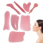 Guasha, veido masažas, Gua Sha akmuo, Guasha akmenų rinkinys, veido masažo akmuo, grandymo masažo įrankis Spa, masažo akmenys veido akmuo, meridianų Guasha kaklui, nugarai, kojoms