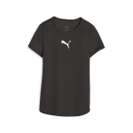 Puma treniruočių mar&scaron;kinėliai mergaitėms MARBLEIZED Tee G Black - 67645501, juodi