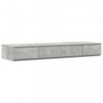 lovos stalčiai betoniniu pilku 120x36.5x16.5 cm inžinerinė mediena