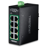 Perjungimo Ethernet - TRENDNET - 8 Prievadai Pramoniniai - Vidinė Naudojimas - Maitinimas - 1 Eilė