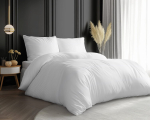 Damasko patalynė 160x200 Hotel Stripe 4mm Balta