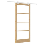vidaXL Slankios durys Natūrali 93 x 211 cm