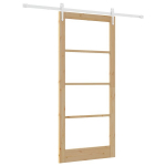 vidaXL Slankios durys Natūrali 93 x 211 cm