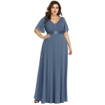 Moteri&scaron;ka vakarinė suknelė Saitdress, mėlyna