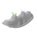 Kūdikių supynės Hippo - pilka