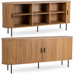 Komoda Mebel Elite TRISH 180 cm ąžuolas dvidurė
