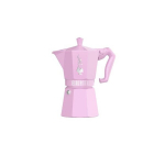 Italijos kafeterija - BIALETTI - MOKA Exclusive - 6 puodelių - &Scaron;viesiai rožinė