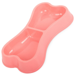 Plastikinis dubuo &scaron;unims ir katėms, dvigubas, 0,15 l