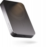 Atsarginis maitinimo &scaron;altinis ("Power Bank") ZENS Slim Qi2 Aluminium Powerbank - magnetyczny powerbank 10000 mAh kompatybilny z MagSafe i Qi2 (black)