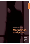 Marketingo valdymas, Marketingo valdymas